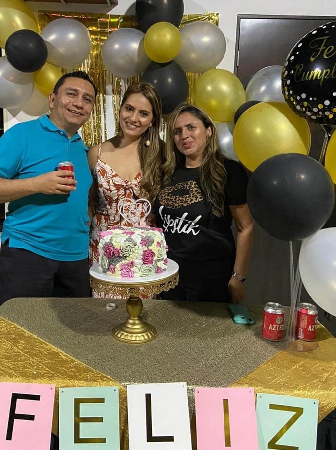 Jaime Castro, Yohana Bolaños y Clara Barco.